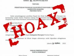 Demokrat Sebut SK dan B1KWK Balon Kada Waropen Hoax