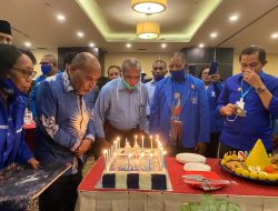 Rayakan HUT PAN ke 22 di Papua, Ini Pesan Abock Busup