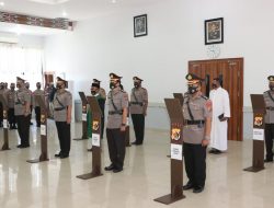 Kapolda Pimpin Sertijab, Pelantikan dan Pengukuhan 5 Perwira Menengah