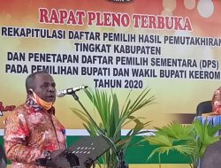 KPU Tetapkan DPS Keerom Sebanyak 53.868 Pemilih