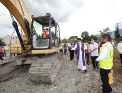 Gereja Paroki Kristus Jaya Wamena Mulai Dibangun