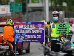 Hari Ketiga Operasi Zebra Matoa 2020 Di Kota Jayapura, 9 Tilang dan 36 Teguran