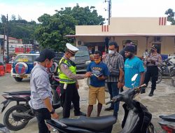 Di Abepura, Belasan Motor Terjaring Razia Operasi Pekat Matoa-2020