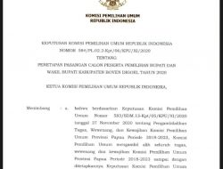 KPU RI Dikabarkan Diskualifikasi Yusak – Yacobus dan Ambil Alih Tugas dan Kewenangan KPU Papua