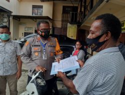 Polresta Jayapura Kota Kota Kembalikan Motor Hasil Curian Kepada Pemiliknya