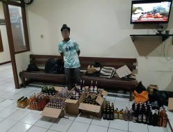 Polisi Bekuk Penjual Miras di Entrop dan Amankan Ratusan Miras Ilegal di Entrop
