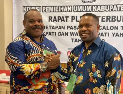 Didimus – Esau Resmi Ditetapkan Sebagai Bupati dan Wakil Bupati Terpilih Kabupaten Yahukimo