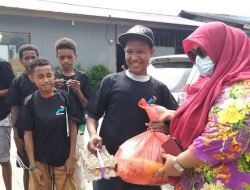 Pertamina Beri Bantuan kasih Pada Anak Binaan sosial dan Anak Pekerja Marjinal di Jayapura