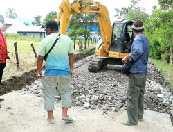 Pemda Jayawijaya Genjot Pembangunan Jalan Lorong Di Kota Wamena