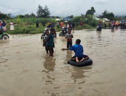 Akibat Hujan Deras, Puluhan Rumah Di Wamena Tergenang Air