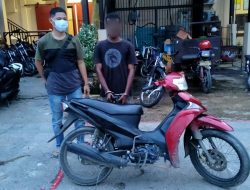 Lagi, Polisi Ciduk Pelaku Curanmor dan Satu Unit Motor