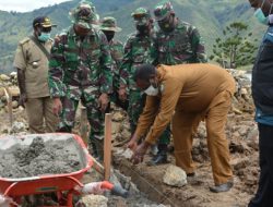Masyarakat Distrik Ibele Antusias Sambut TMMD Ke-110 di Kampuny Pilia