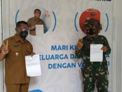Bupati dan Dandim 1702 Jayawijaya Terima Vaksin Tahap Kedua