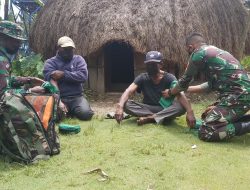 Satgas TMMD berikan pelayanan kesehatan dan pengobatan gratis kepada warga