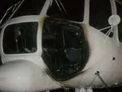 KKB Bakar Helikopter Milik PT. Ersa Air Yang Parkir Di Bandara Ilaga