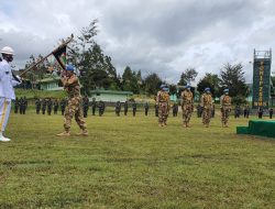 Selama 1,3 Tahun Bertugas, 8 Prajurit 756 Penugasan Kongo Kembali Ke Wamena