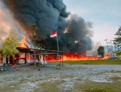 Bank Papua KCP Elelim di Bakar Massa, Pimpinan dan Karyawan Bank Papua Elelim Aman di Pengungsian