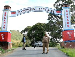 Wakil Bupati Jayawijaya Pantau Dua Tapal Batas Wilayah Kabupaten