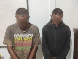 Merusak Pos Polisi Angkasa, Dua Pria Diamankan
