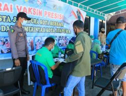Gerai Vaksin Presisi, Polresta Ajak Penumpang Kapal Lakukan Vaksin