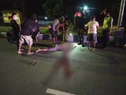 Laka Tunggal di Jalan Tobati, Pengendara Motor Meninggal Dunia
