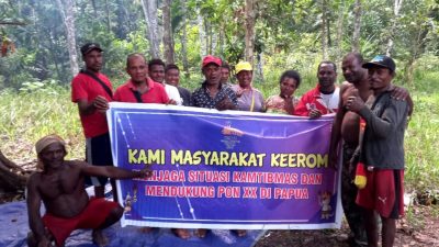 Masyarakat Keerom Dukung PON di Papua