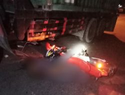 Tabrak Truk Container, Pengendara Motor Meninggal