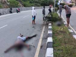 Kecelakaan Tunggal Akibat Pengaruh Miras, Penumpang Motor Meninggal di Lokasi