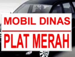 Kendaraan Dinas Plat Merah Milik Kabupaten Pemekaran Angkut Penumpang