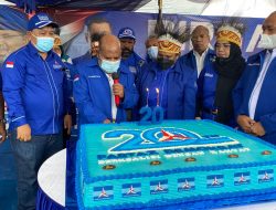Peringatan Dua Dekade Demokrat, Enembe : Selamat Ulang Tahun Partai Demokrat Majulah Indonesiaku, Majulah Tanah Papua