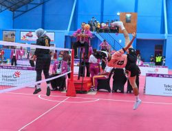 Kalahkan Papua, Jabar Raih Emas Sepak Takraw Double Event Putri