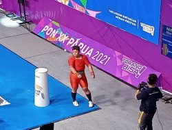 Lifter Papua Seila Waimory Pecahkan Rekor Nasional Angkat Berat 84 Kg Putri