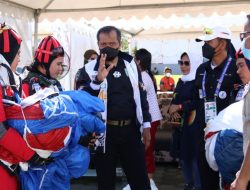 Kunjungi Venue Terjun Payung, Pangdam Kasuari Ingatkan Atlet Tetap Sportif