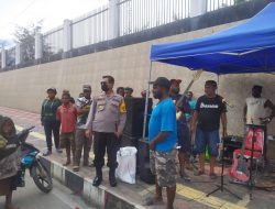 Kapolres Jayawijaya Serahkan Bantuan Untuk Korban Bencana Alam di Kabupaten Yahukimo