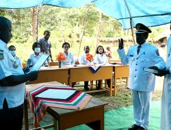 Pelantikan Kepala Kampung Waga-Waga Gunakan Sistim Demokrasi