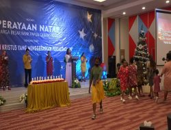 Keluarga Besar Bank Papua Wamena Rayakan Natal Bersama