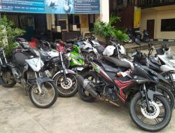 Polisi Amankan 18 Motor Di Asrama Tolikara, Ini Daftarnya