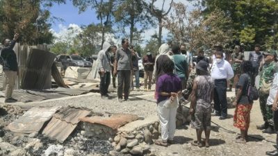 Akibat Pertikaian Warga di Wamena, Honai Adat Terbakar, Mama-Mama Takut Berkebun