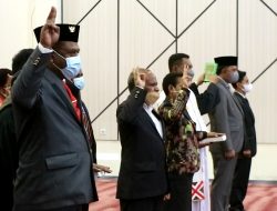 Bupati Lantik Sekda dan Sejumlah Pejabat di Lingkungan Pemda Jayawijaya