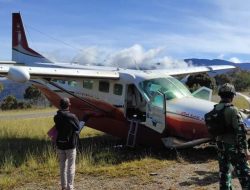 Pecah Ban, Pesawat SAS PK-FSW Tergelincir