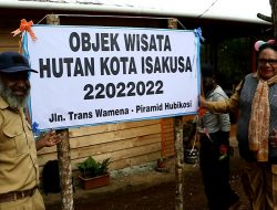Ketua GOW Jayawijaya Resmikan Objek Wisata Hutan Kota Isakusa