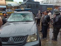Polisi Bakal Usut Penyerang Mobil Polisi Saat Massa Aksi Demo Membubarkan Diri di Perumnas III