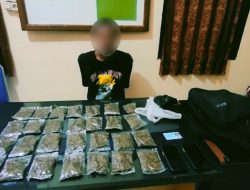 Polisi Berhasil Mengamankan Pemilik Narkotika Jenis Ganja