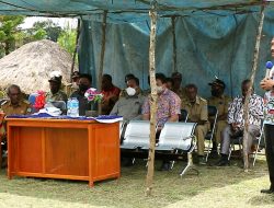 Kunjungi Distrik Siepkosi, Bupati Harap Pelayanan Kesehatan Tetap Berjalan