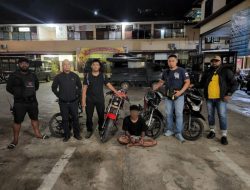 Sempat Diwarnai Aksi Kejar-jejaran , Resmob Polresta Akhirnya Berhasil Ribgkus Pelaku Spesialis Pencurian Motor