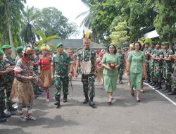 Kolonel Inf J.O Sembiring Disambut Prajurit Korem 172/PWY