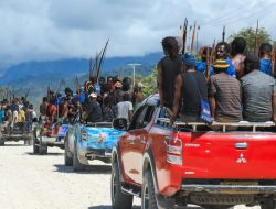 Ratusan Massa di Kobakma Mamteng Gelar Pawai