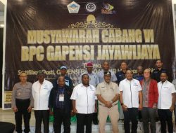 Wakil Bupati Buka Muscab Ke-VI BPC Gapensi Jayawijaya