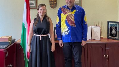 Bertemu Dubes Hongaria, Ketua Kadin Papua Tawarkan Kerjasama Pembangunan Proyek Air Bersih di Papua