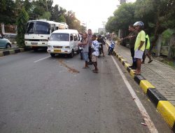 Laka Beruntun Libatkan Mobil dan Dua Motor, Satu Penumpang Motor Tewas